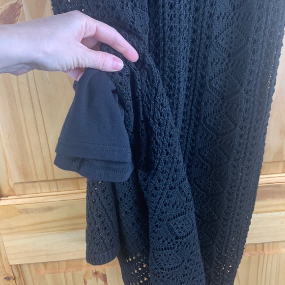 NWT Poof New York black crochet dress, 2 in 1! - Picture 6 of 9
